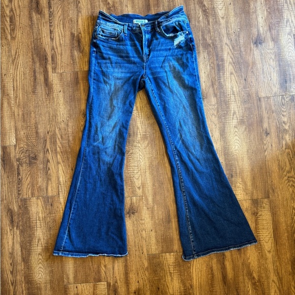 Rockin’ C Women's Blue Flared Jeans Size 31 - Picture 1 of 15